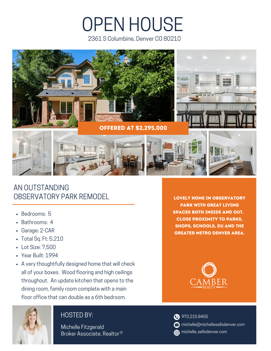 Open House - Print Flyer - 2361 S Columbine-1